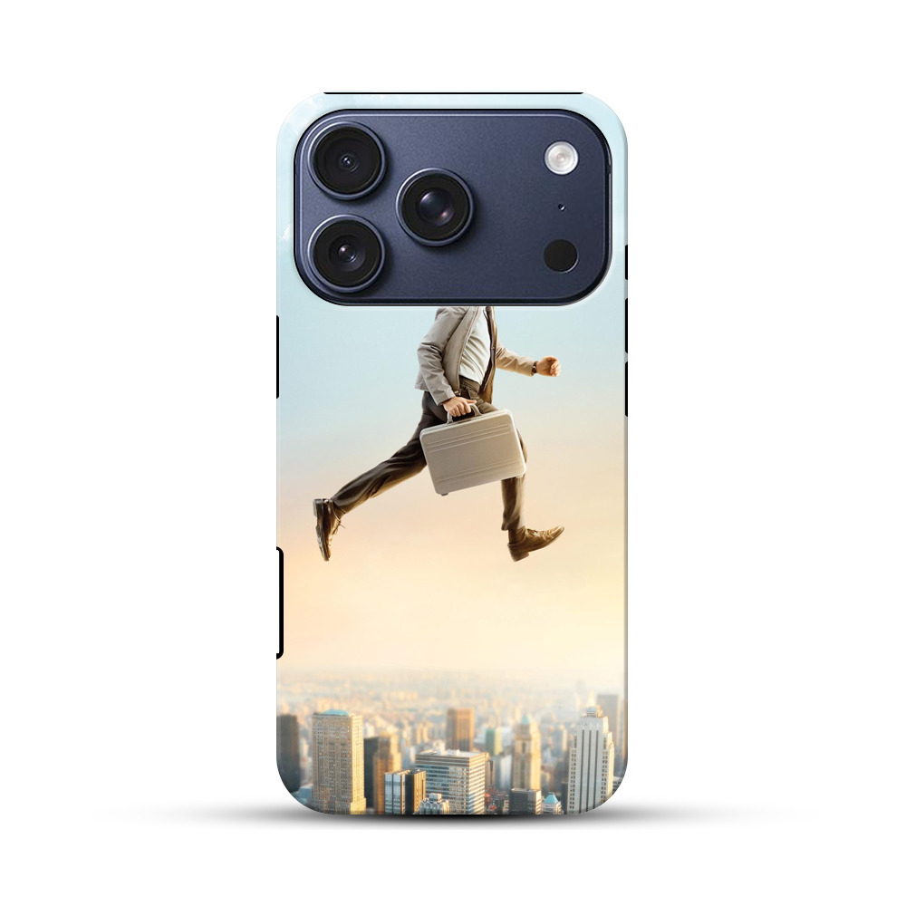 跳ぶ忙しいビジネスマン iPhone 17 Proオリジナルハ耐衝撃ケース