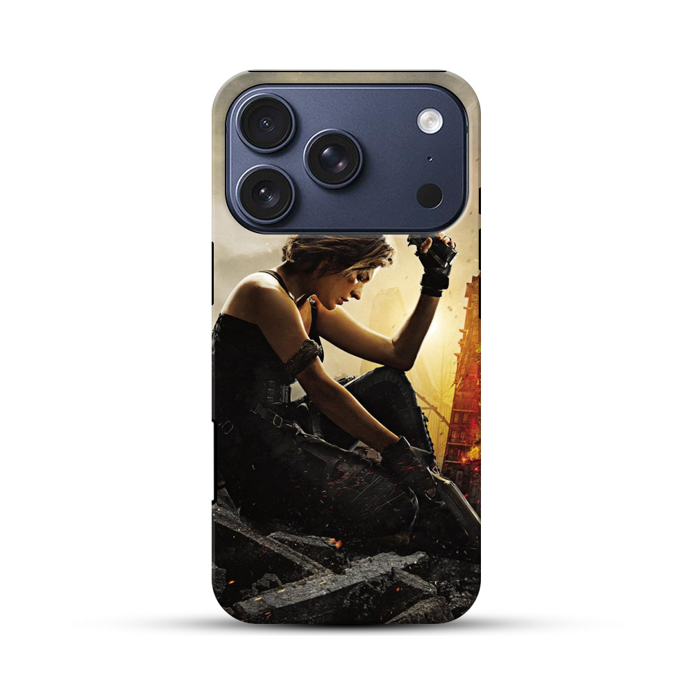 力強い女性戦士 iPhone 17 Proオリジナルハ耐衝撃ケース