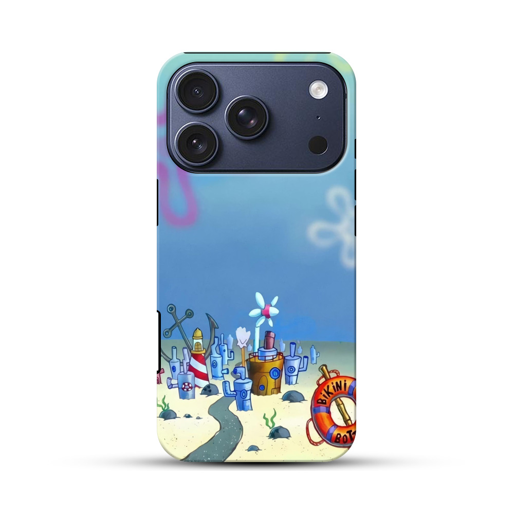 海底都市のイラスト iPhone 17 Proオリジナルハ耐衝撃ケース