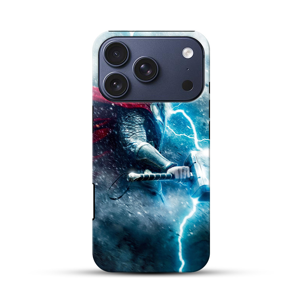 雷を操るヒーロー iPhone 17 Proオリジナルハ耐衝撃ケース