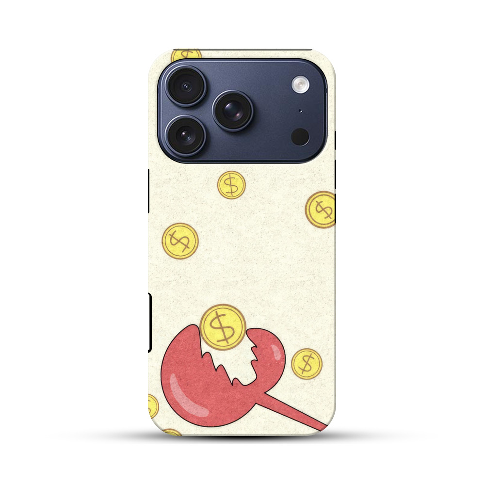 カニとドルコイン iPhone 17 Proオリジナルハ耐衝撃ケース