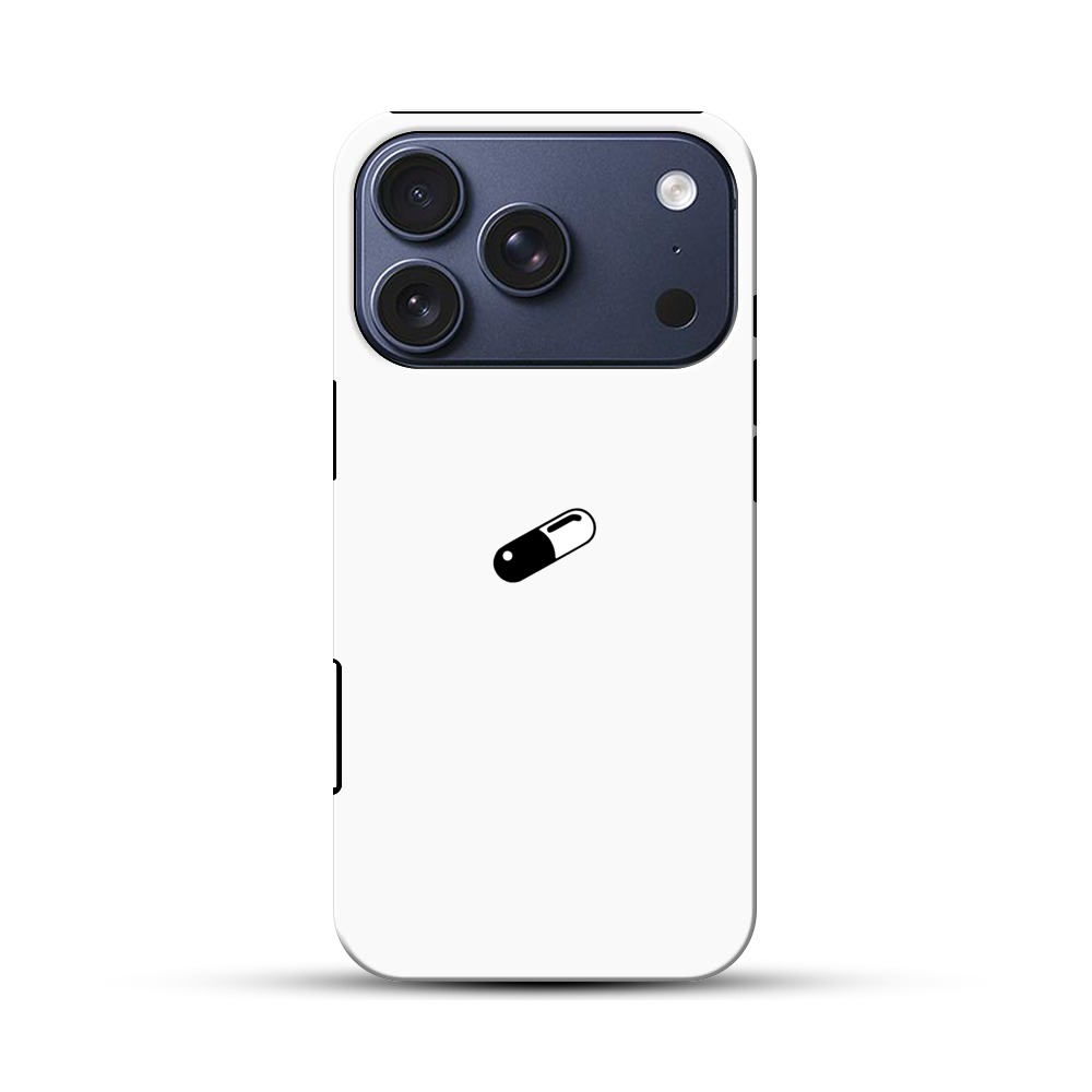 カプセル薬のイラスト iPhone 17 Proオリジナルハ耐衝撃ケース