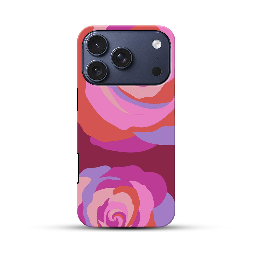 カラフルなバラ iPhone 17 Proオリジナルハ耐衝撃ケース