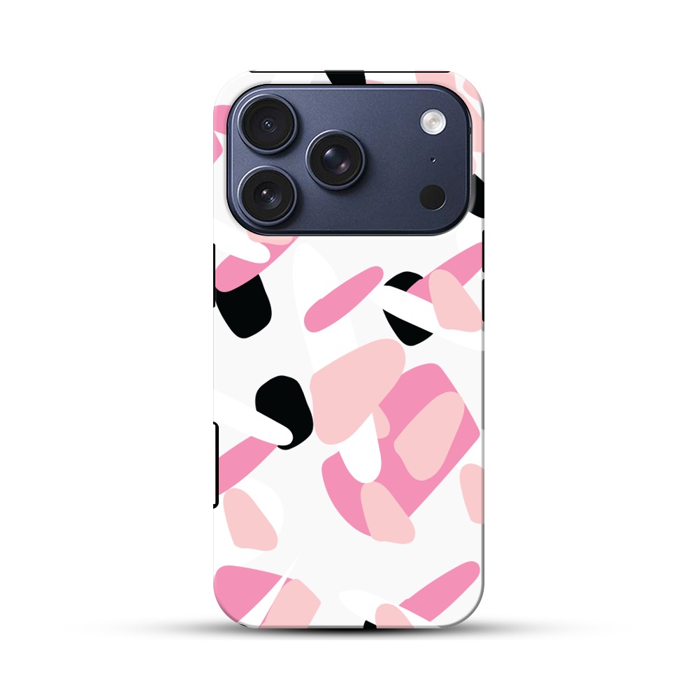 カラフルな抽象模様 iPhone 17 Proオリジナルハ耐衝撃ケース