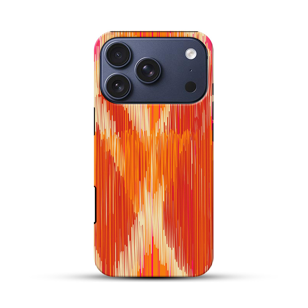 カラフルな抽象模様 iPhone 17 Proオリジナルハ耐衝撃ケース