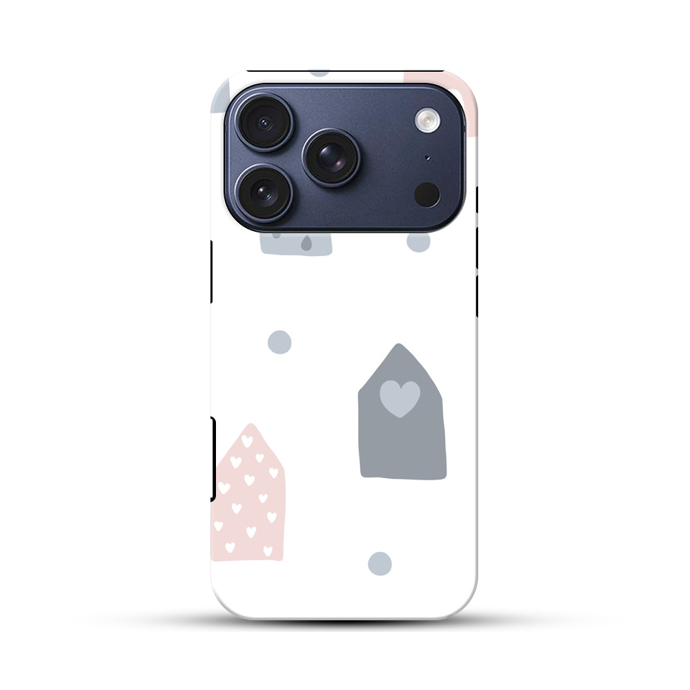 カラフルな家 iPhone 17 Proオリジナルハ耐衝撃ケース