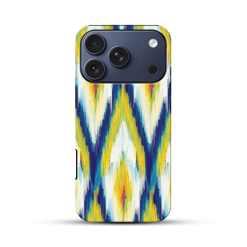 カラフルな幾何学模様 iPhone 17 Proオリジナルハ耐衝撃ケース