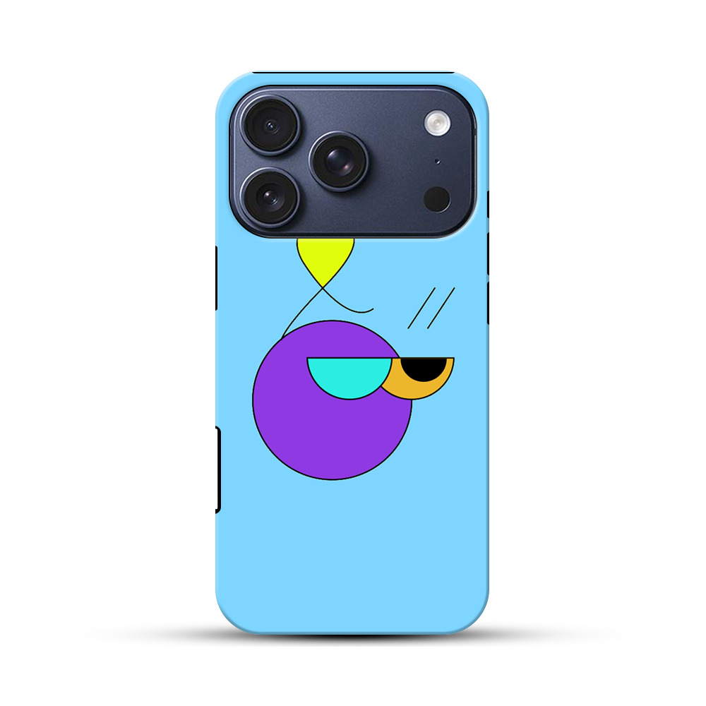 カラフルな顔 iPhone 17 Proオリジナルハ耐衝撃ケース