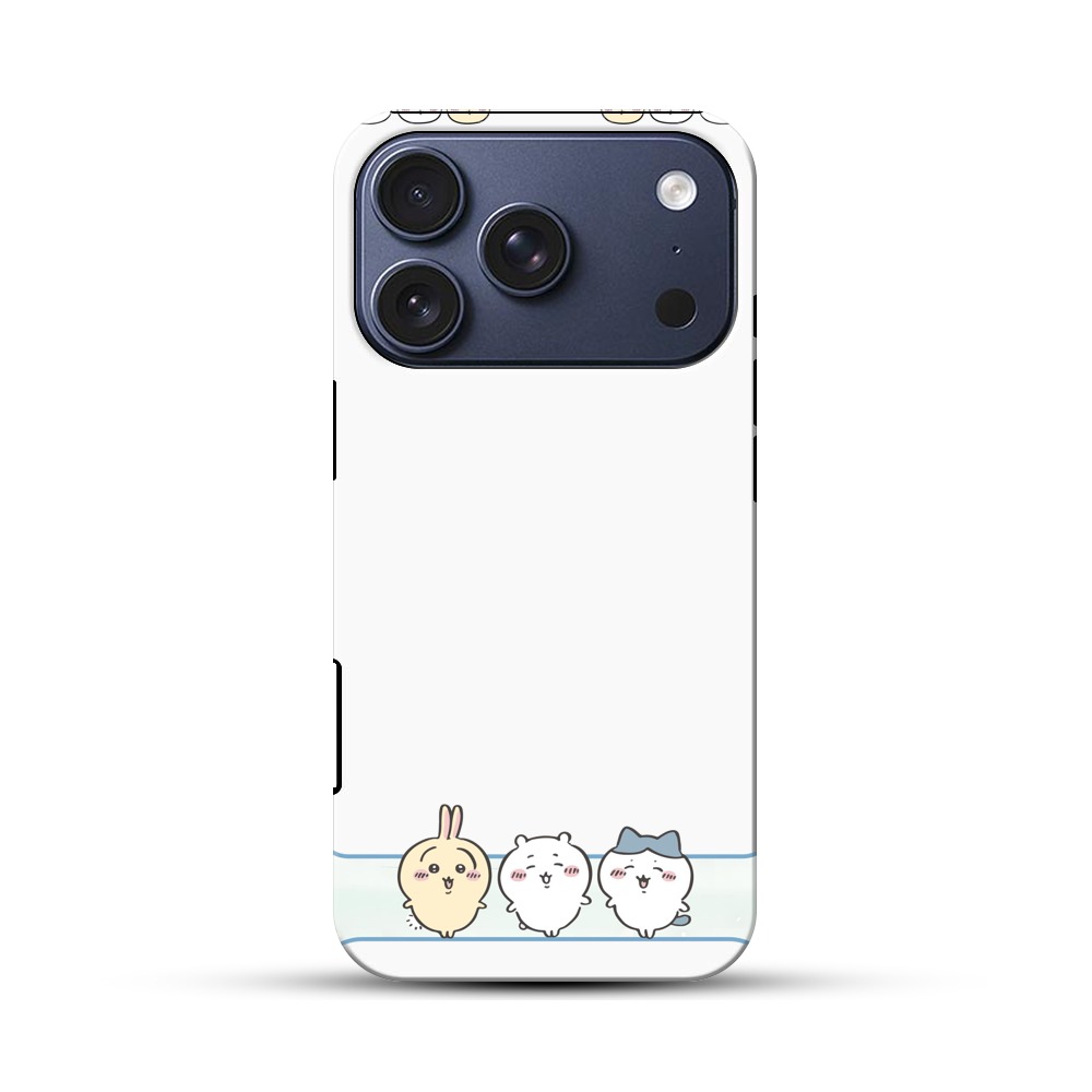 カラフルな虹と雲 iPhone 17 Proオリジナルハ耐衝撃ケース