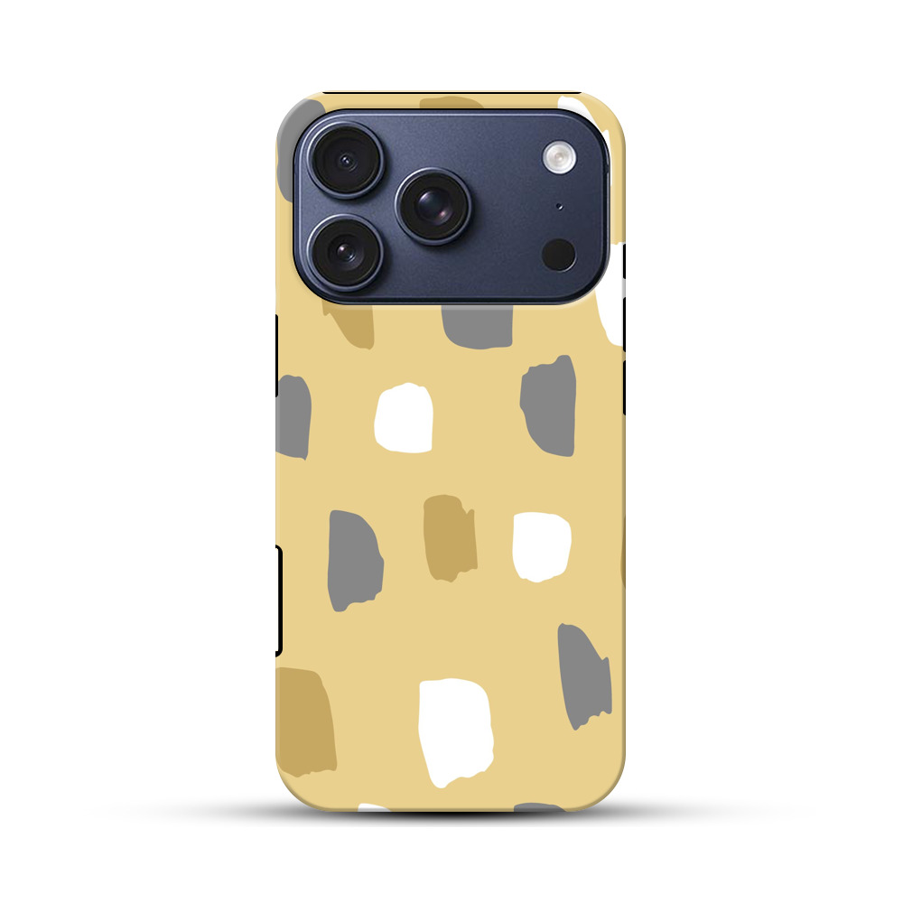 カラフルな抽象的なブラシストロークパターン iPhone 17 Proオリジナルハ耐衝撃ケース