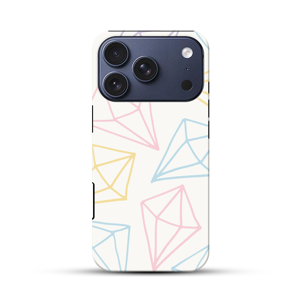 カラフルな宝石模様 iPhone 17 Proオリジナルハ耐衝撃ケース