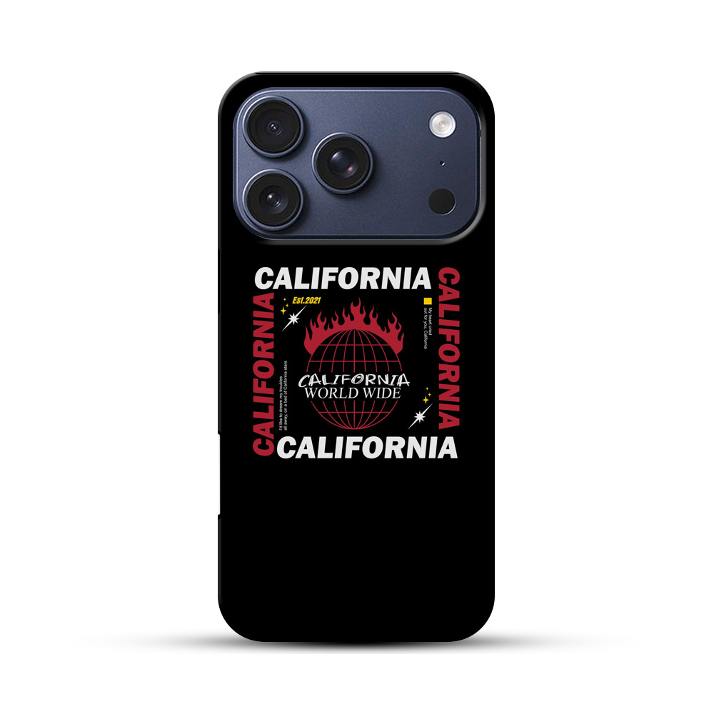 カリフォルニアのデザイン iPhone 17 Proオリジナルハ耐衝撃ケース