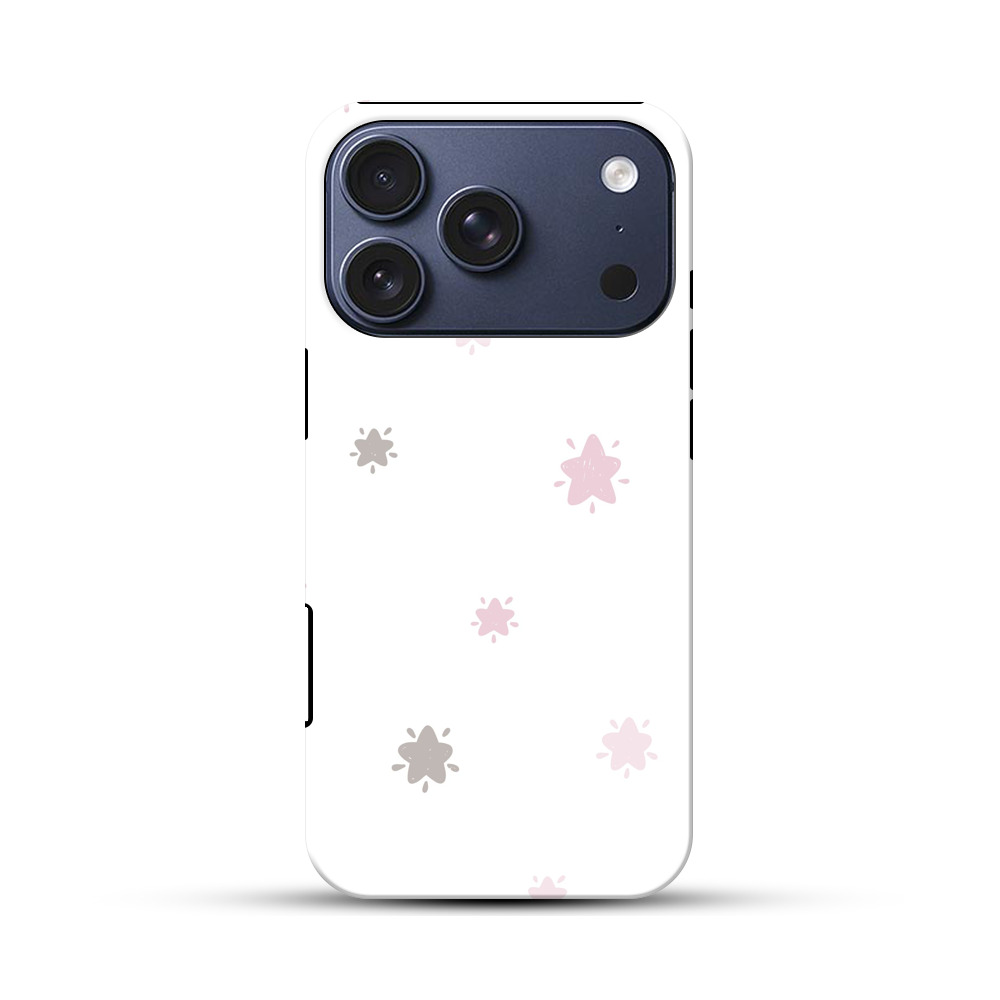 可愛い花柄の背景 iPhone 17 Proオリジナルハ耐衝撃ケース