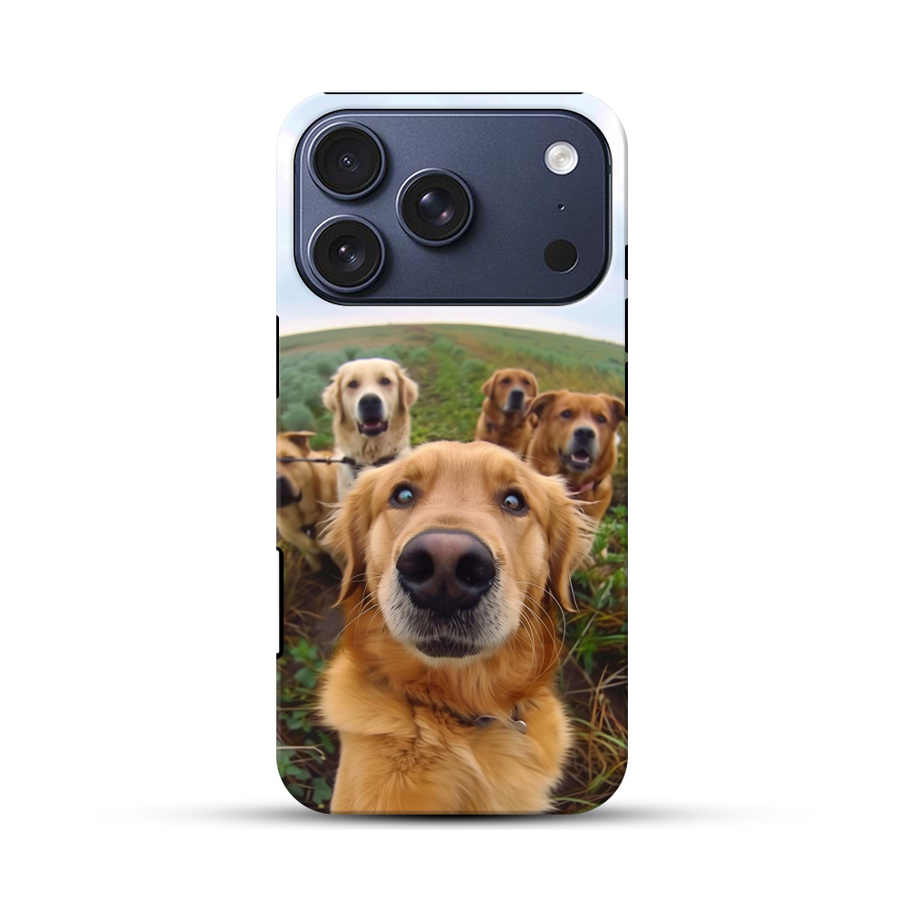 かわいい犬の集合写真 iPhone 17 Proオリジナルハ耐衝撃ケース