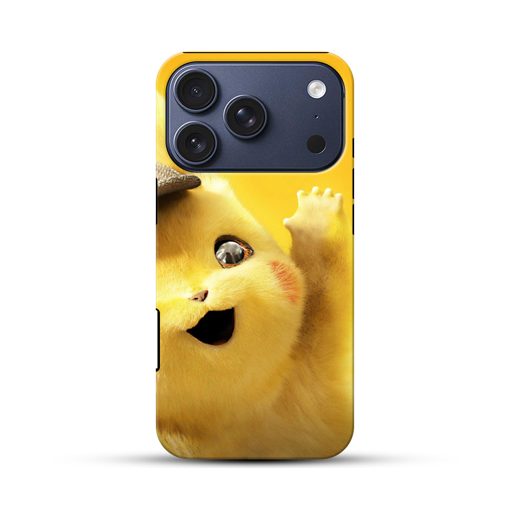 かわいい黄色モンスター iPhone 17 Proオリジナルハ耐衝撃ケース