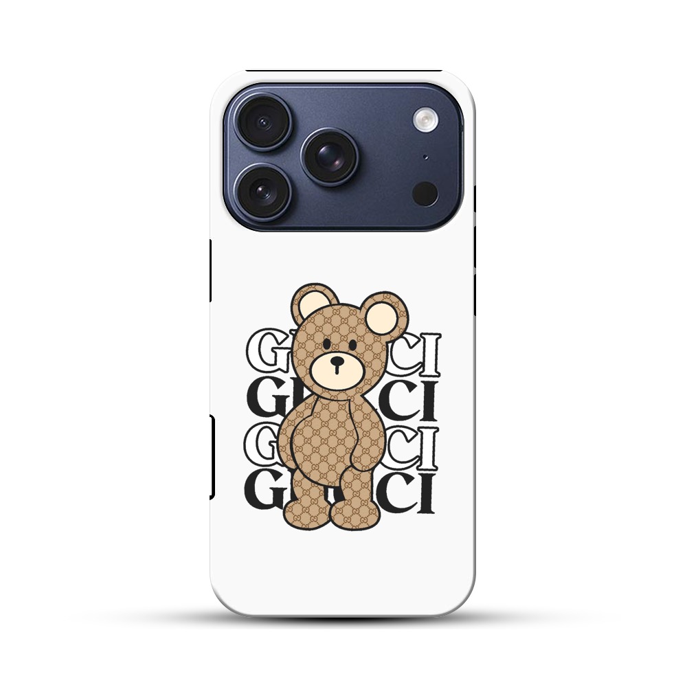 かわいいクマのデザイン iPhone 17 Proオリジナルハ耐衝撃ケース