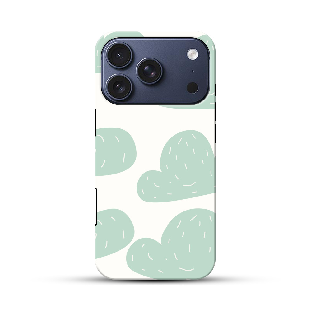 かわいい雲のパターン iPhone 17 Proオリジナルハ耐衝撃ケース