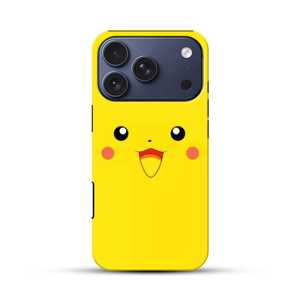 かわいい笑顔黄色 iPhone 17 Proオリジナルハ耐衝撃ケース