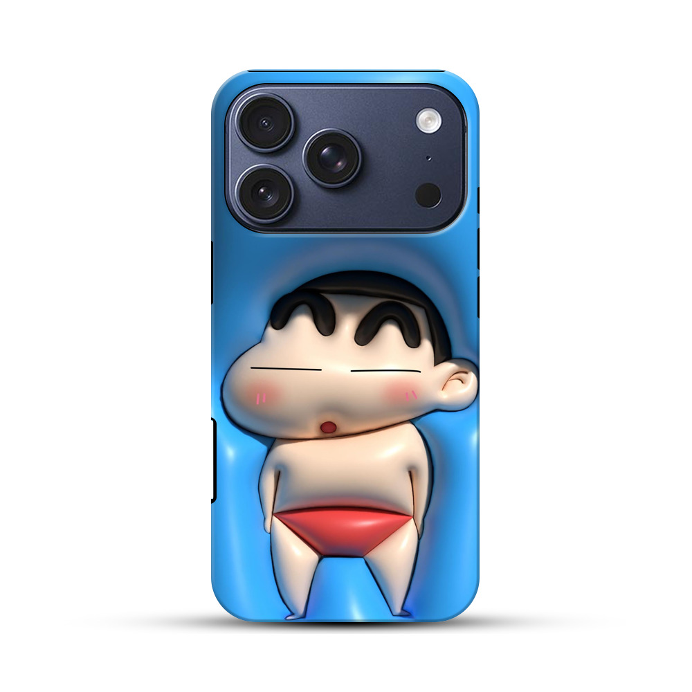 かわいい寝顔キャラクター iPhone 17 Proオリジナルハ耐衝撃ケース