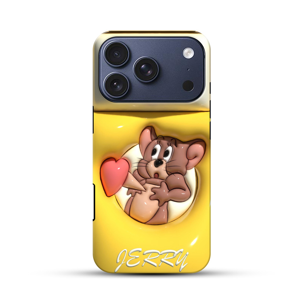 かわいい驚くネズミ iPhone 17 Proオリジナルハ耐衝撃ケース