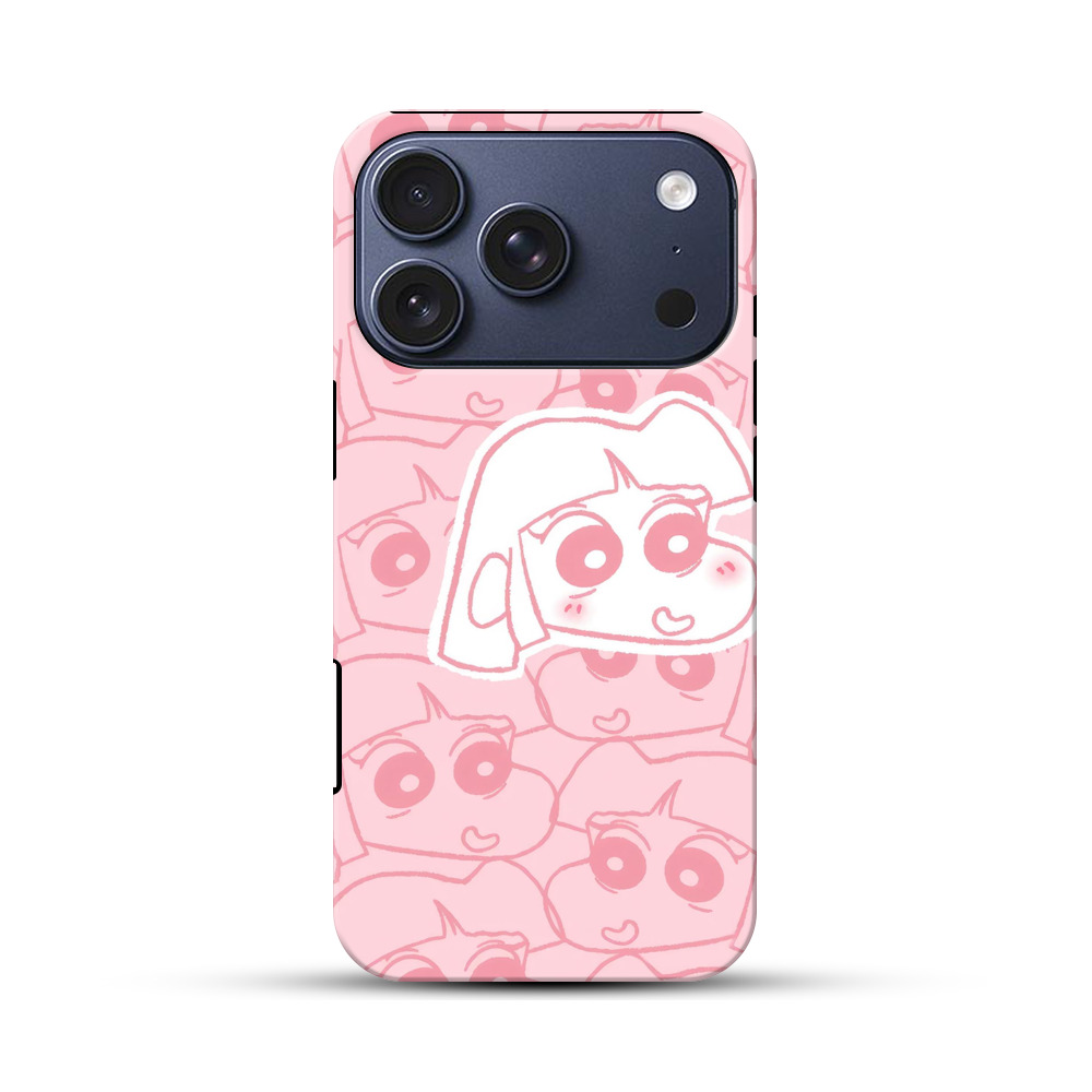 かわいいキャラクター顔 iPhone 17 Proオリジナルハ耐衝撃ケース