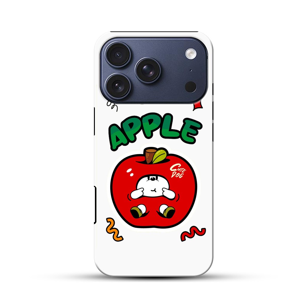 かわいいリンゴ iPhone 17 Proオリジナルハ耐衝撃ケース