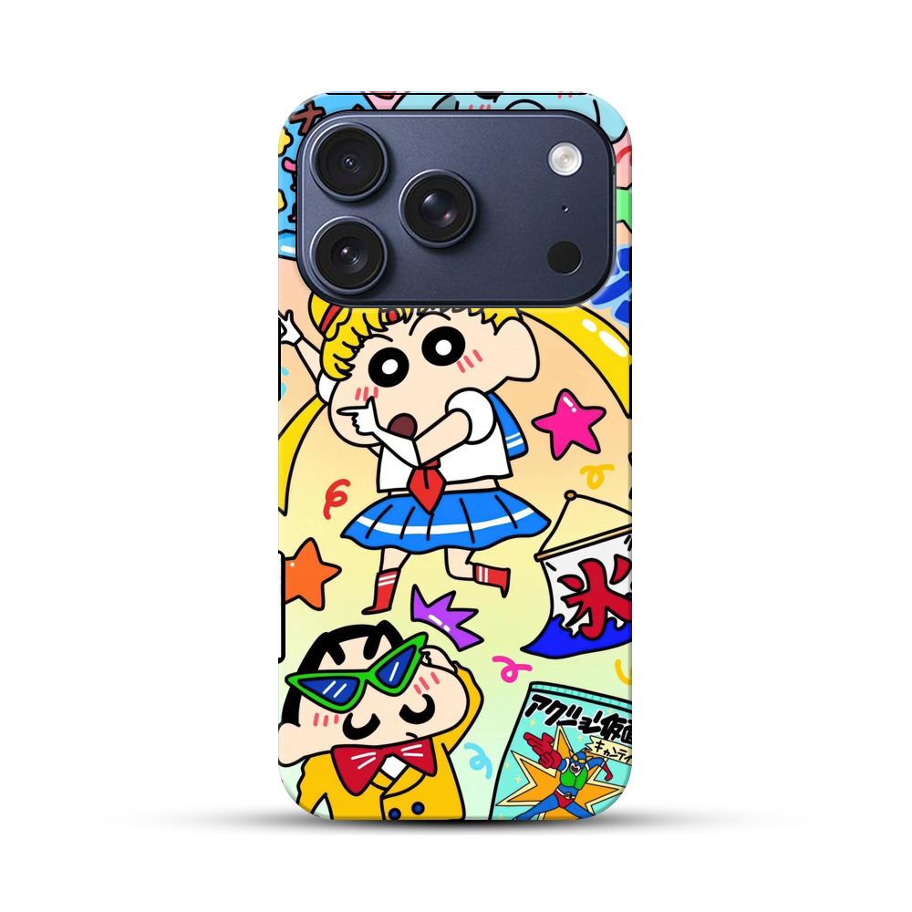 かわいいセーラー服キャラ iPhone 17 Proオリジナルハ耐衝撃ケース