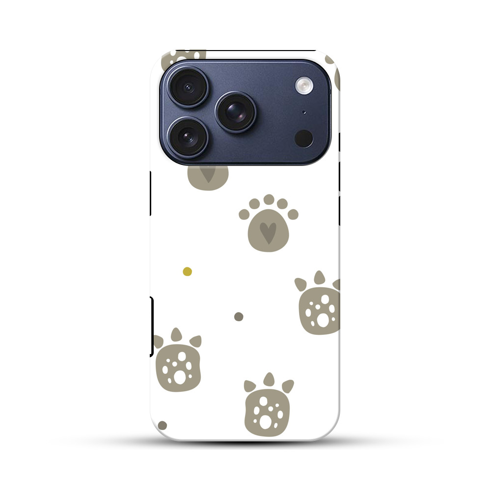 かわいい足跡 iPhone 17 Proオリジナルハ耐衝撃ケース