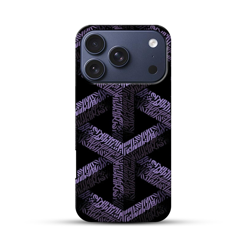 幾何学模様のデザイン iPhone 17 Proオリジナルハ耐衝撃ケース