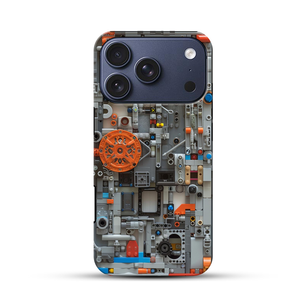 複雑機械部品デザイン iPhone 17 Proオリジナルハ耐衝撃ケース