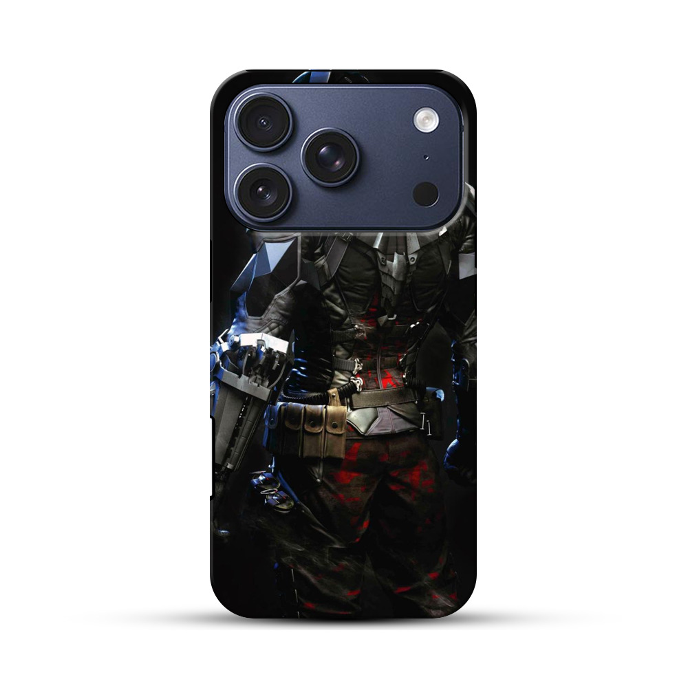 近未来戦士の背中 iPhone 17 Proオリジナルハ耐衝撃ケース