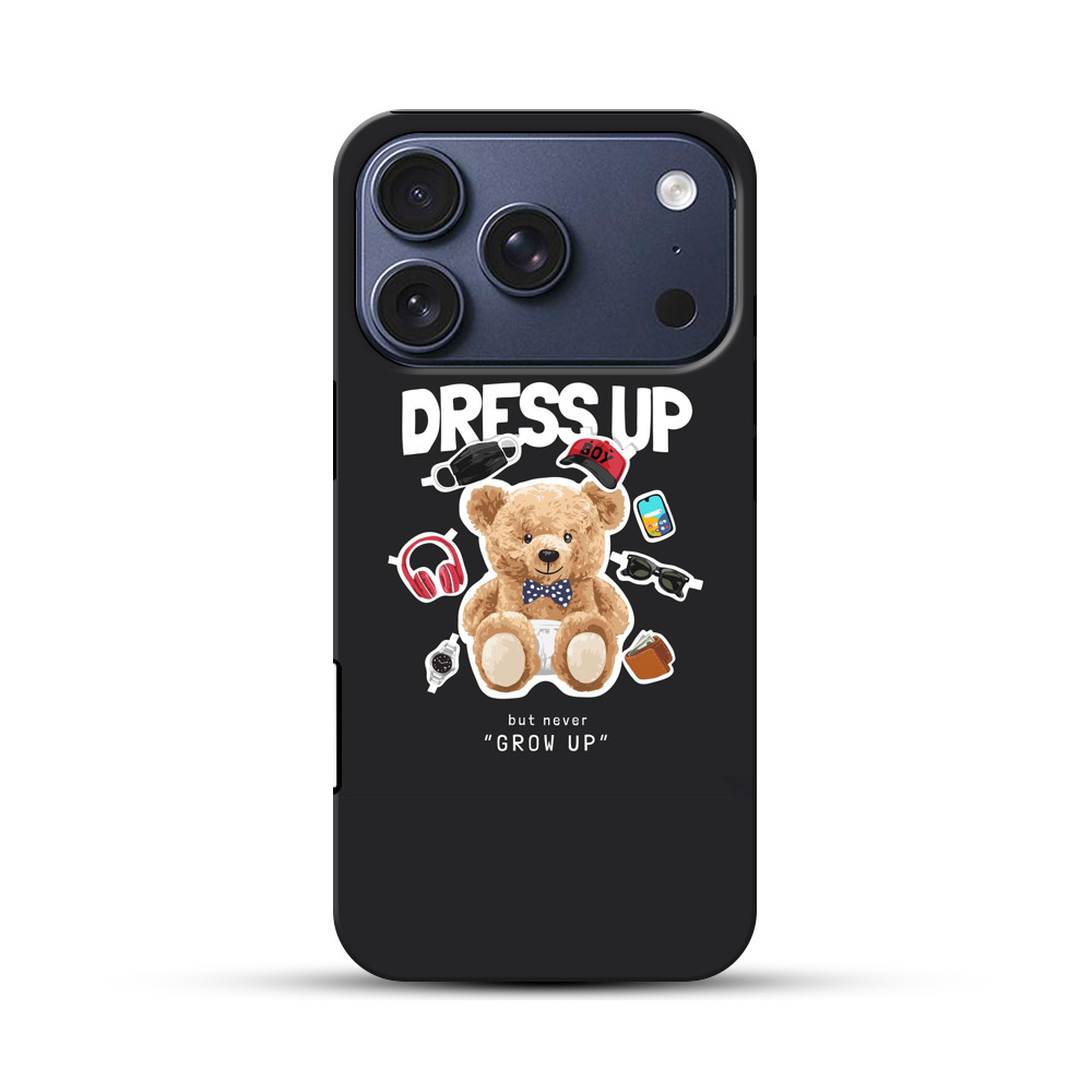 着せ替えテディベア iPhone 17 Proオリジナルハ耐衝撃ケース