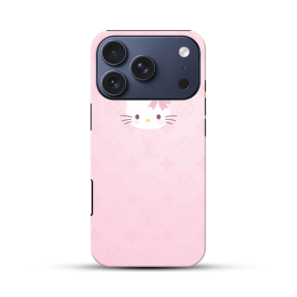 リボン付きキティちゃん iPhone 17 Proオリジナルハ耐衝撃ケース