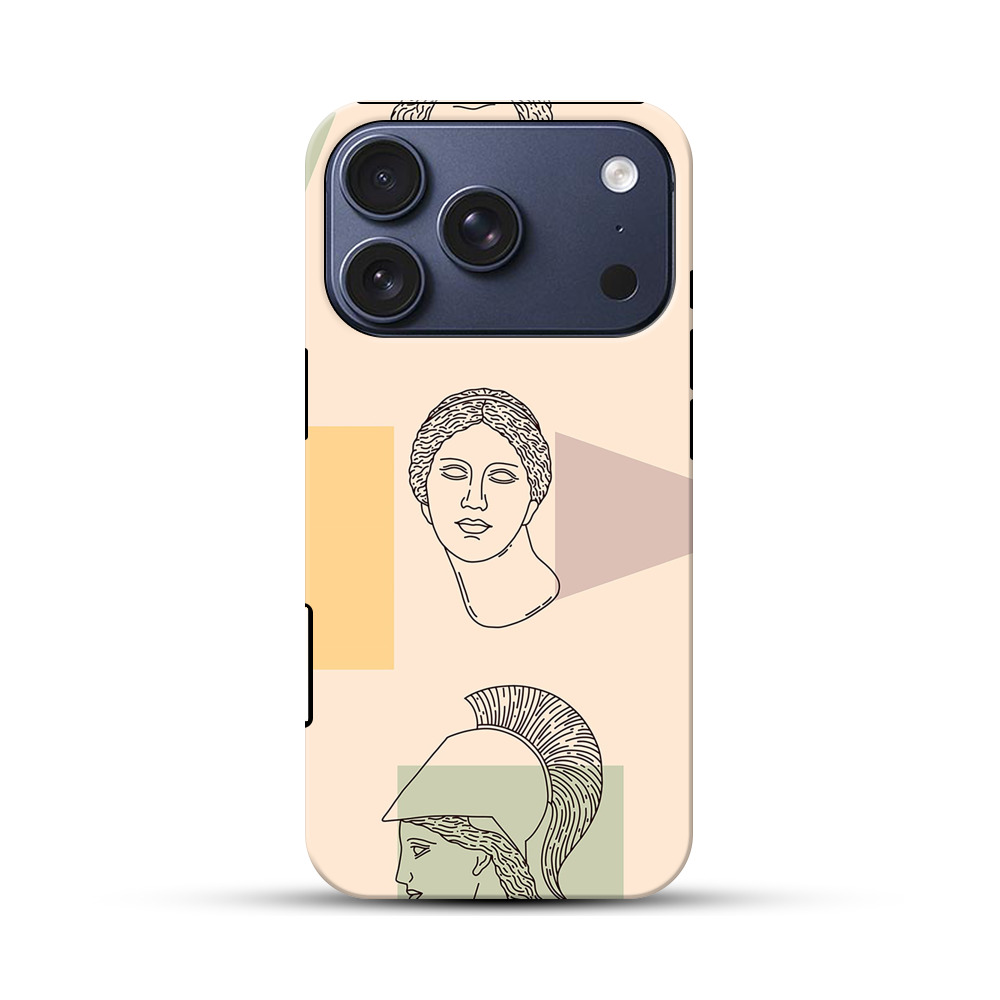 古代ギリシャ彫刻の肖像画 iPhone 17 Proオリジナルハ耐衝撃ケース