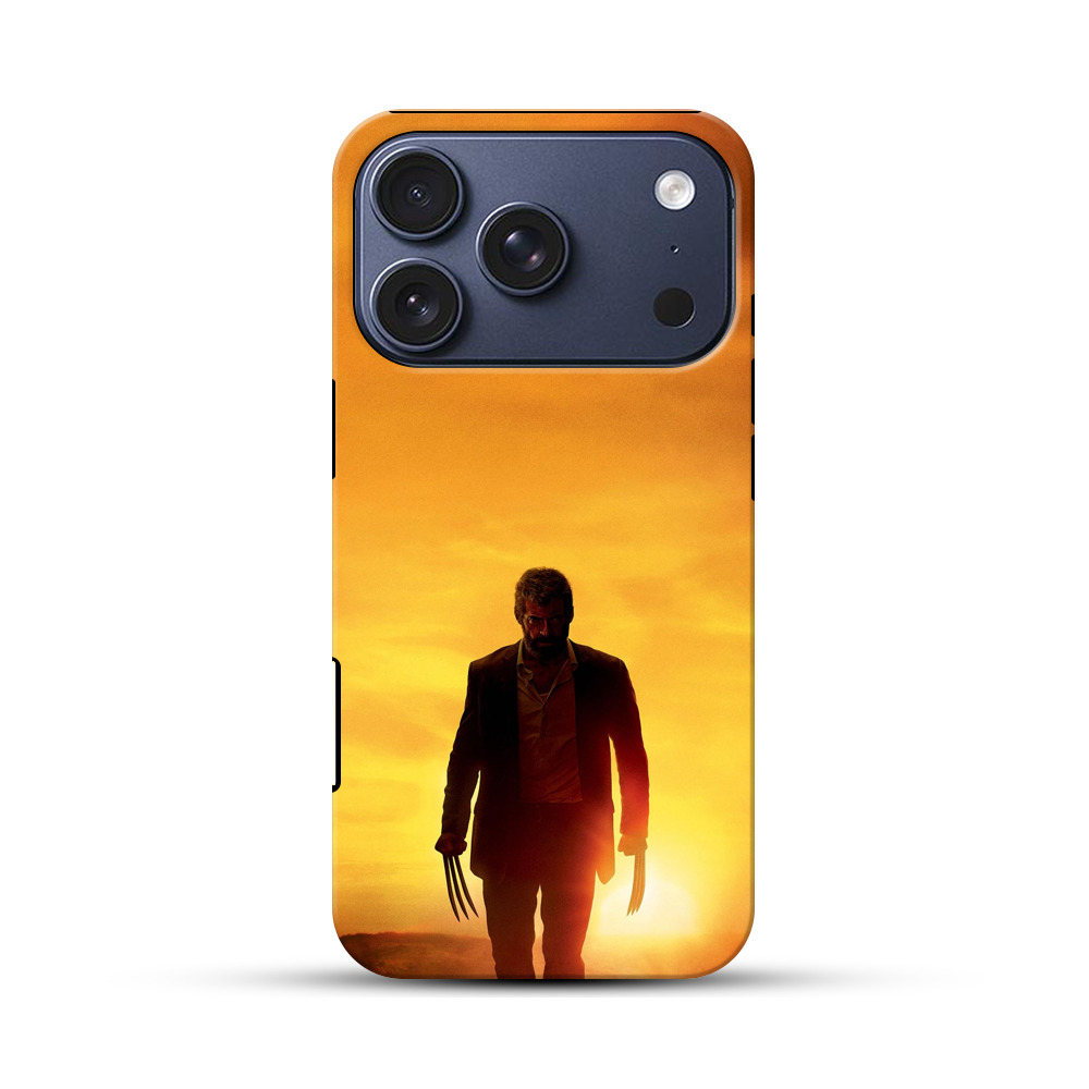 黄金色の夕焼けシルエット iPhone 17 Proオリジナルハ耐衝撃ケース