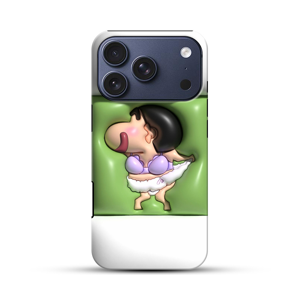 コミカルなキャラクター iPhone 17 Proオリジナルハ耐衝撃ケース