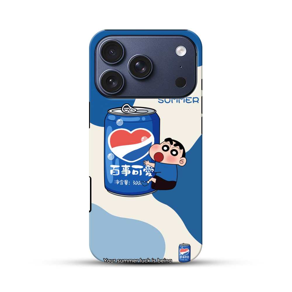 クレヨンしんちゃん青缶 iPhone 17 Proオリジナルハ耐衝撃ケース
