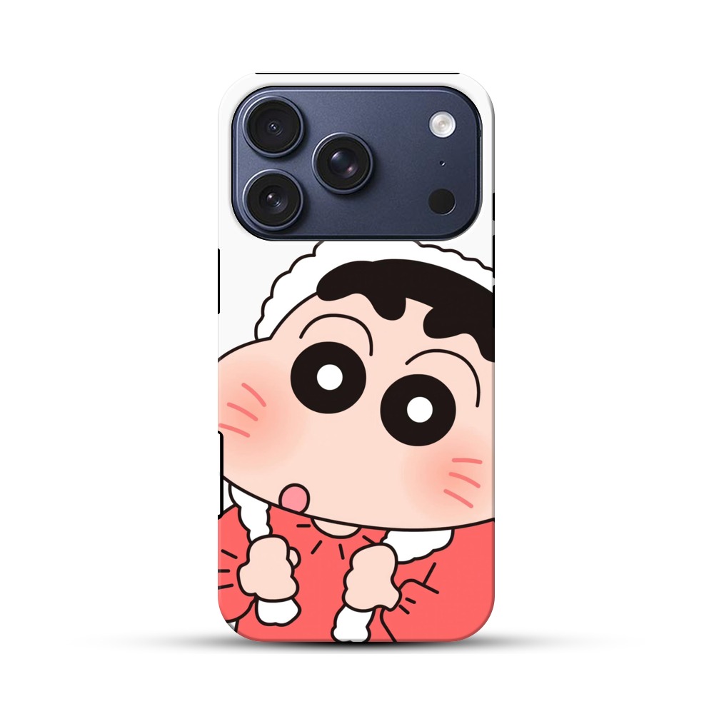 しんちゃんのかわいい顔アップ iPhone 17 Proオリジナルハ耐衝撃ケース
