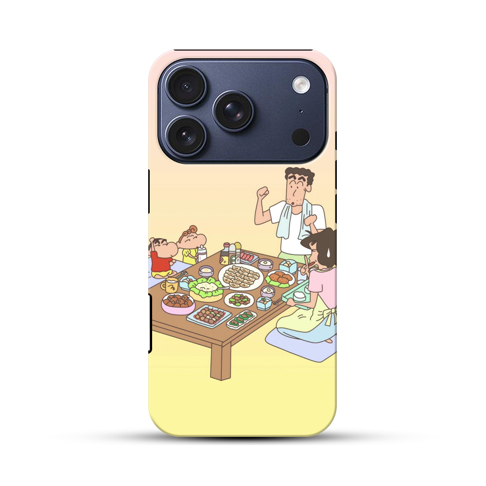 家族の食卓風景 iPhone 17 Proオリジナルハ耐衝撃ケース