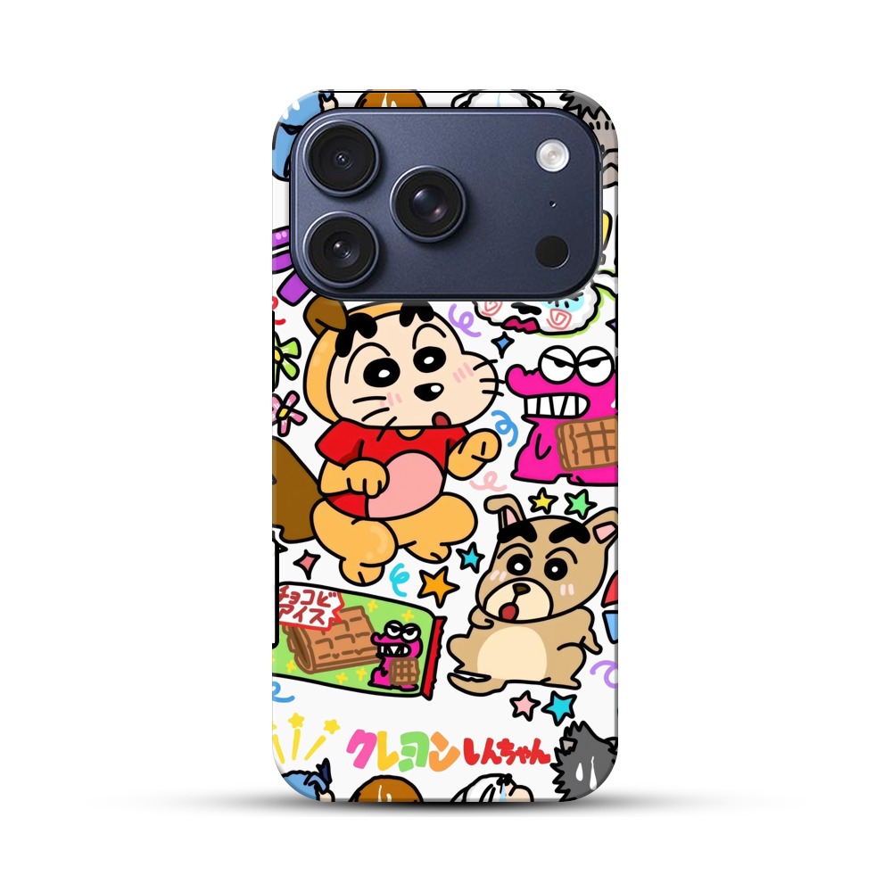 クレヨンしんちゃんキャラ iPhone 17 Proオリジナルハ耐衝撃ケース