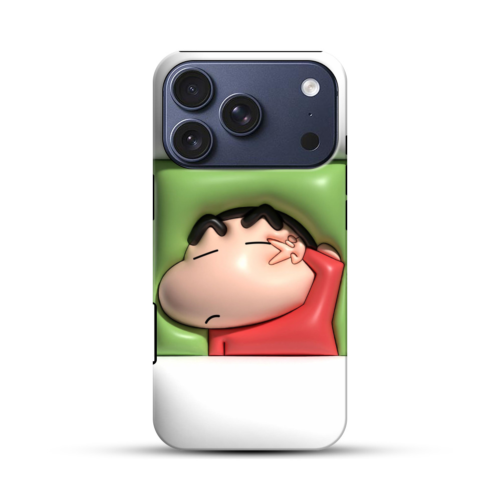 眠そうなしんちゃん iPhone 17 Proオリジナルハ耐衝撃ケース