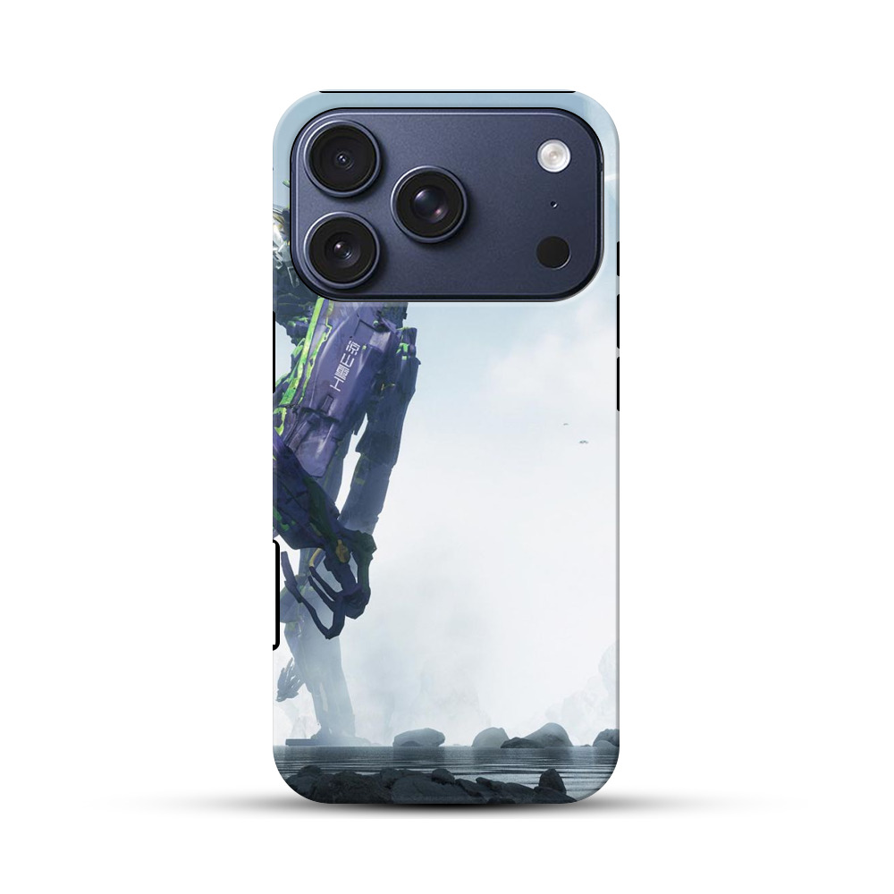 月夜の巨大ロボットケース用 iPhone 17 Proオリジナルハ耐衝撃ケース