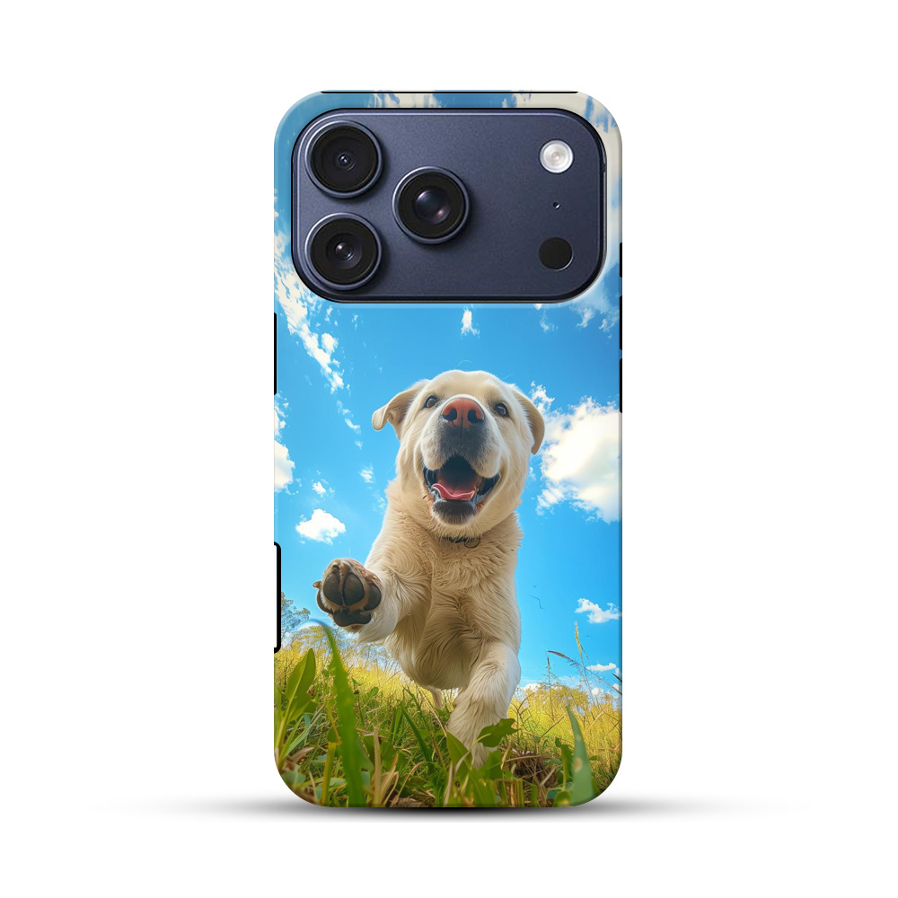 笑顔のラブラドール iPhone 17 Proオリジナルハ耐衝撃ケース