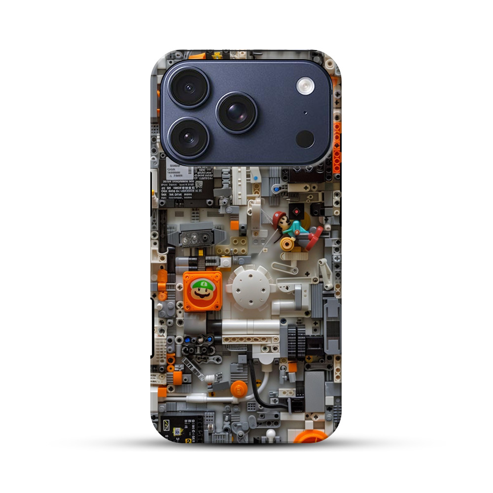 レゴ風ゲームキャラクター iPhone 17 Proオリジナルハ耐衝撃ケース