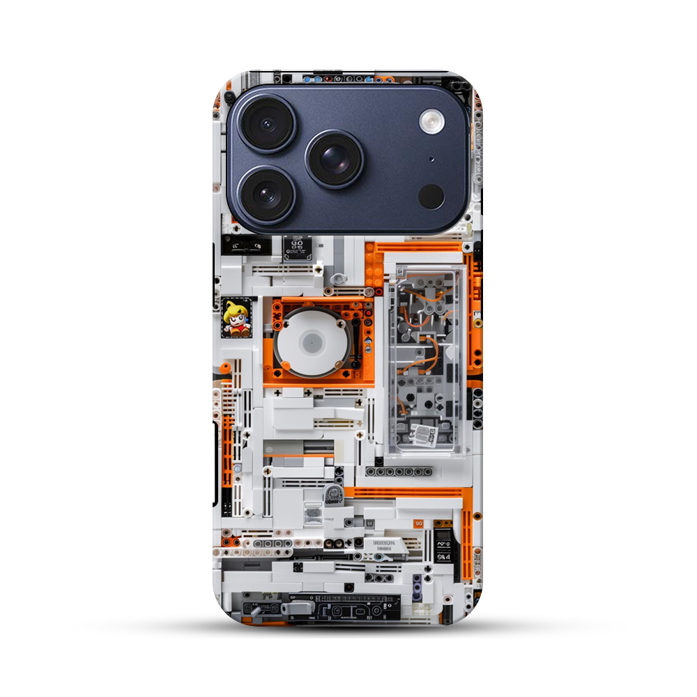 レゴ風機械部品 iPhone 17 Proオリジナルハ耐衝撃ケース