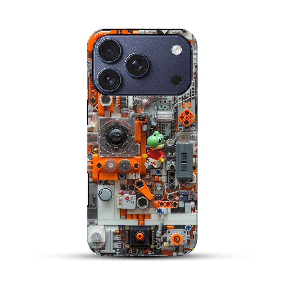 レゴとヨッシーの組み合わせ iPhone 17 Proオリジナルハ耐衝撃ケース