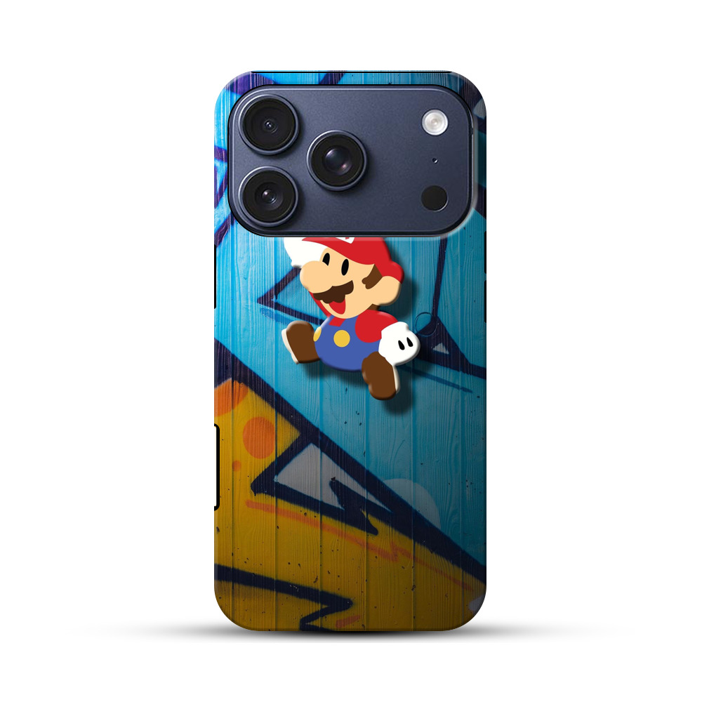 ジャンプマリオ iPhone 17 Proオリジナルハ耐衝撃ケース