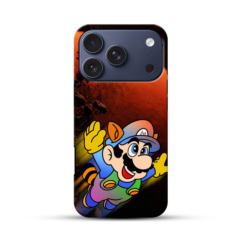 マリオ宇宙冒険 iPhone 17 Proオリジナルハ耐衝撃ケース