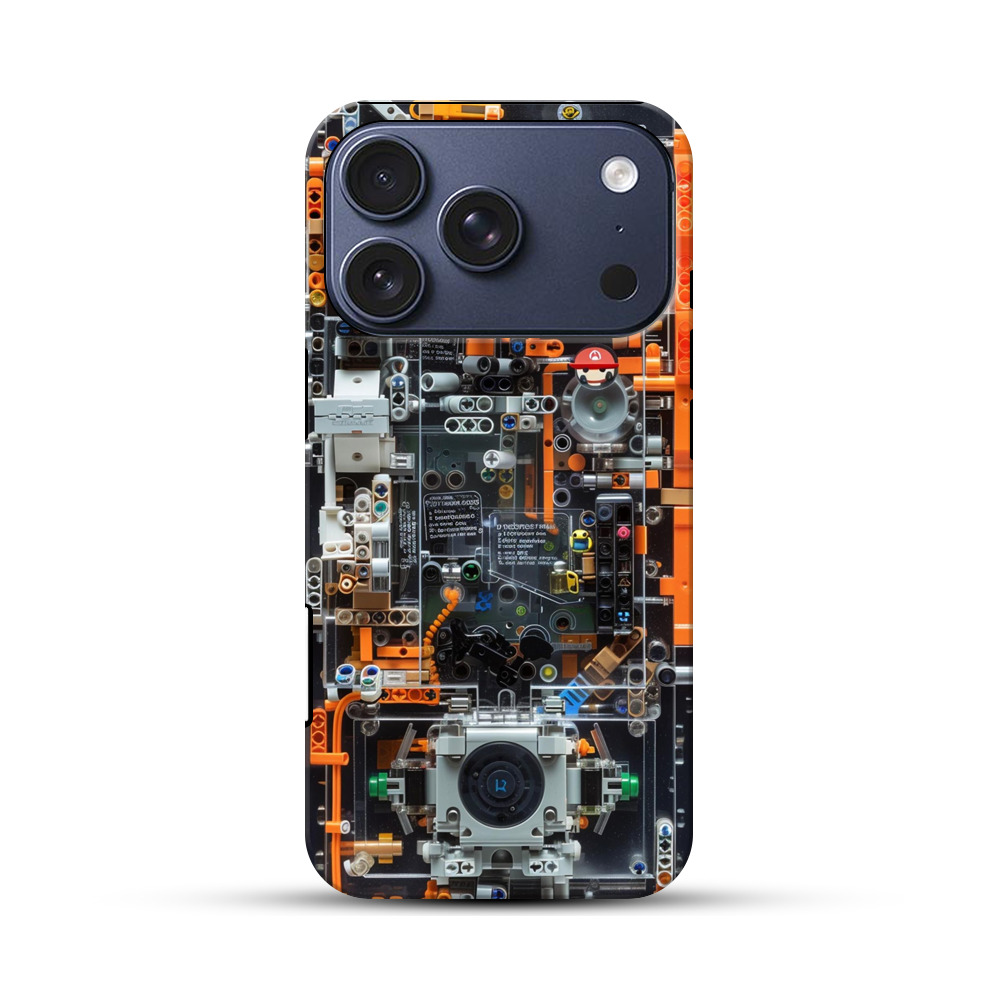 複雑メカニズムデザイン iPhone 17 Proオリジナルハ耐衝撃ケース