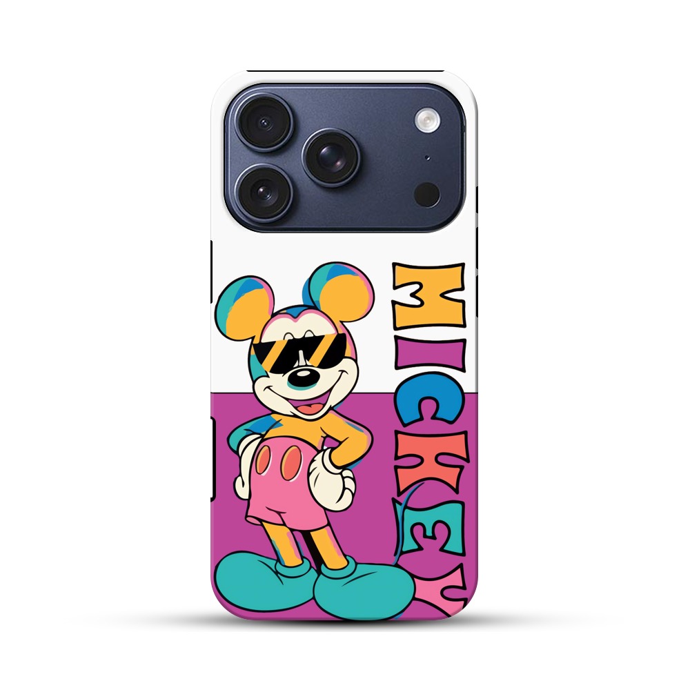 カラフルミッキー iPhone 17 Proオリジナルハ耐衝撃ケース